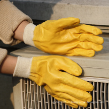 NMSAFETY безопасности перчатки желтый нитрил защитные перчатки
